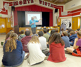 Audience at Monte Vista Elementary